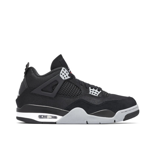 Jordan 4 Black Canvas